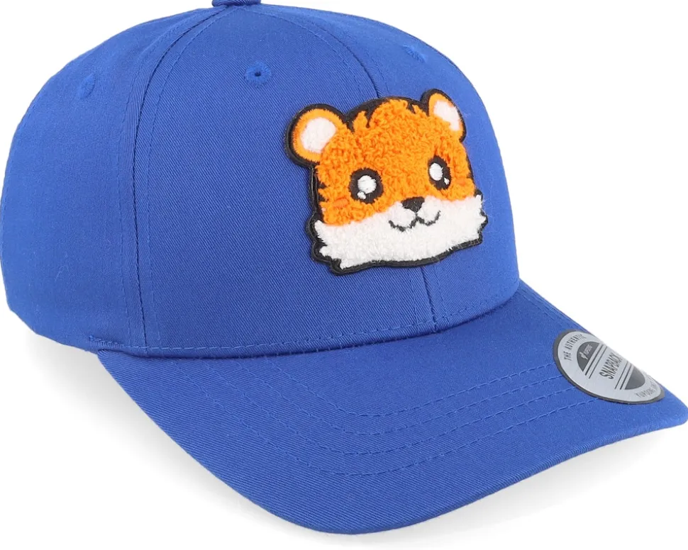 Kids Cute Tiger Chenille Blue Adjustable - Kiddo Cap