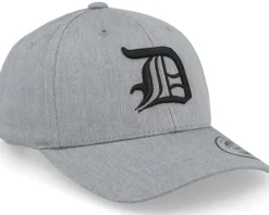 Kids D Letter 3d Heather Grey Adjustable - Kiddo Cap