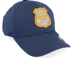 Kids 3d Police Badge Junior Navy Flexfit - Kiddo Cap