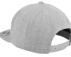 Kids 3D Police Heather Grey Snapback - Kiddo Cap