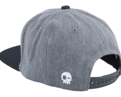 Kids Dark G-nz Grey/Black Snapback - Headster
