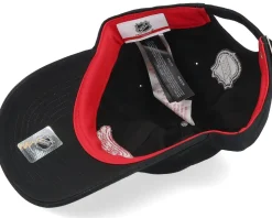 Kids Detroit Red Wings Basic Slouch Black Dad Cap - Outerstuff