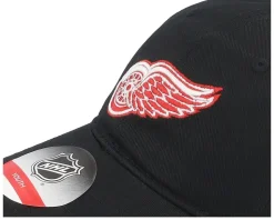 Kids Detroit Red Wings Basic Slouch Black Dad Cap - Outerstuff