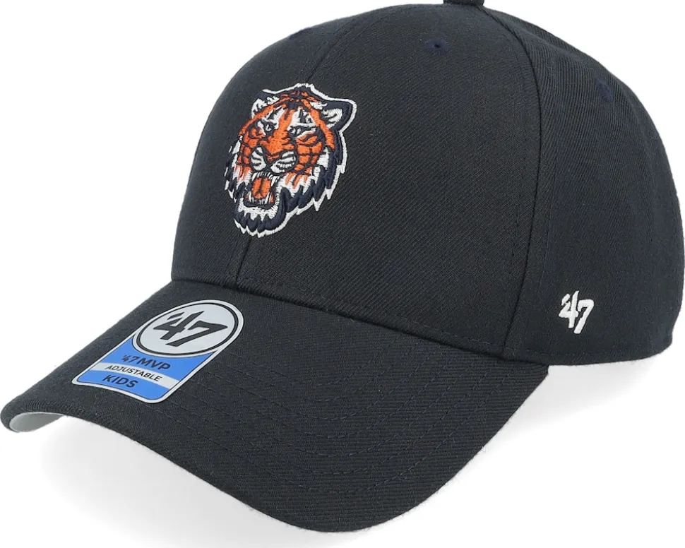 Kids Detroit Tigers MLB Mvp Cap Navy Adjustable - 47 Brand