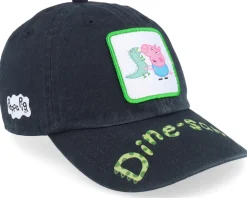 Kids Dine-saw George Patch Black Dad Cap - Peppa Pig