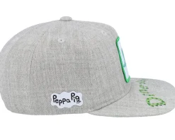 Kids Dine-saw George Patch Heather Grey Snapback - Peppa Pig