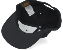 Kids Dino Badge Black/Black Snapback - Kiddo Cap