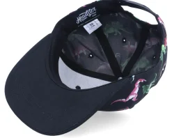 Kids Dino Black Snapback - Headster
