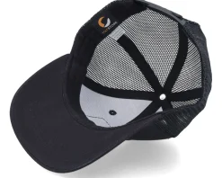 Kids Dino Silver Patch Black Trucker - Kiddo Cap