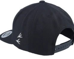 Kids Dino T-rex Bone Skull Black/Black Snapback - Kiddo Cap