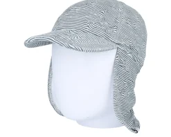 Kids Dip N' Dive Lineup Black Swim Cap - Headster