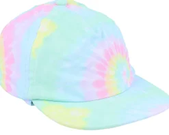 Kids Dip N' Dive Tie Dye Pink Rosy Cheeks Swim Cap - Headster