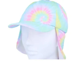 Kids Dip N' Dive Tie Dye Pink Rosy Cheeks Swim Cap - Headster