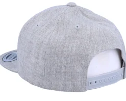 Kids Disco Snail Heather Grey Snapback - Kiddo Cap