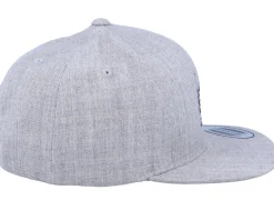 Kids Disco Snail Heather Grey Snapback - Kiddo Cap