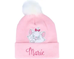 Kids Disney Marie Beanie Pink Pom - Difuzed