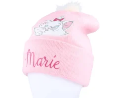 Kids Disney Marie Beanie Pink Pom - Difuzed