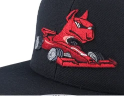 Kids Dog Formula 1 Black Kids Snapback - Kiddo Cap