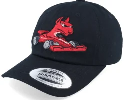 Kids Dog Formula 1 Black Kids Dad Cap - Kiddo Cap