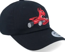 Kids Dog Formula 1 Black Kids Dad Cap - Kiddo Cap