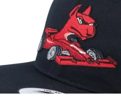 Kids Dog Formula 1 Black Toddler Snapback - Kiddo Cap