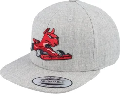 Kids Dog Formula 1 Kids Heather Grey Snapback - Kiddo Cap