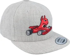 Kids Dog Formula 1 Kids Heather Grey Snapback - Kiddo Cap