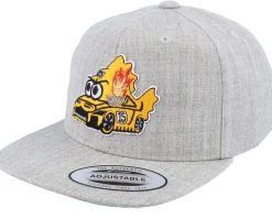 Kids Dog Formula 1 Kids Heather Grey Snapback - Kiddo Cap