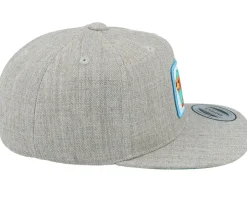 Kids Dog With Dino Costume Heather Grey Snapback - Kiddo Cap