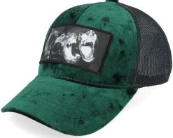 Kids Dogs Velvet Green/Black Trucker - Calza Pennello