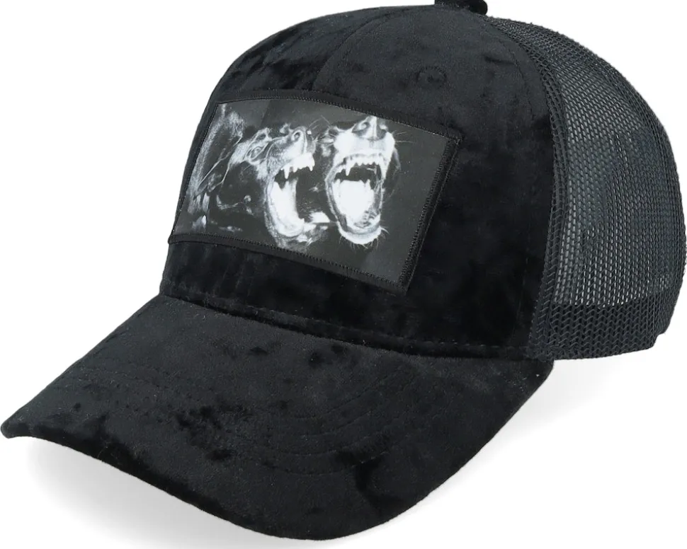 Kids Dogs Velvet Green/Black Trucker - Calza Pennello