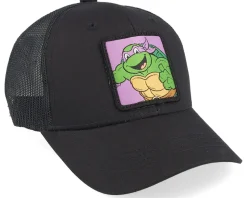 Kids Donatello Box Black Trucker - TMNT