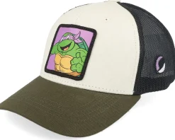 Kids Donatello Box Green/White/Black Trucker - TMNT