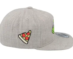 Kids Donatello Face Grey Snapback - TMNT