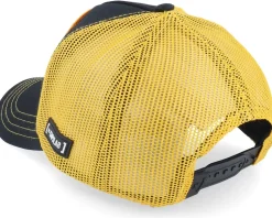 Kids Dragon Ball Goku Black/Orange A-Frame Trucker - Capslab