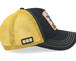 Kids Dragon Ball Goku Black/Orange A-Frame Trucker - Capslab