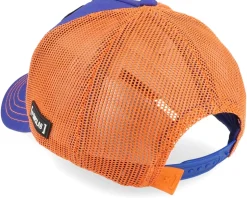 Kids Dragon Ball Goku Blue/Orange A-Frame Trucker - Capslab