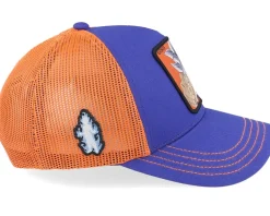 Kids Dragon Ball Goku Blue/Orange A-Frame Trucker - Capslab