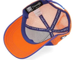 Kids Dragon Ball Goku Blue/Orange A-Frame Trucker - Capslab