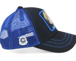 Kids Dragon Ball Vegeta Black/Blue Trucker - Capslab