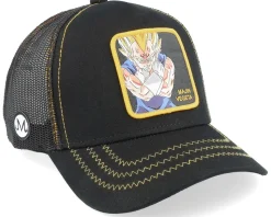 Kids Dragon Ball Vegeta Black/Blue Trucker - Capslab