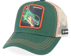 Kids Dragon Ball Z Shenlong Green/Beige Trucker - Capslab
