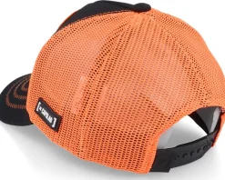 Kids Dragon Ball Z Son Goku Black/orange Trucker - Capslab