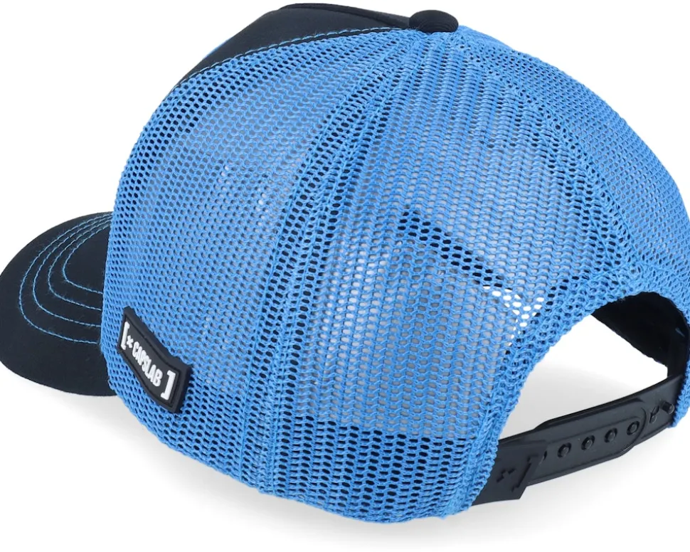 Kids Dragon Ball Z Vegeta Black/Blue Trucker - Capslab