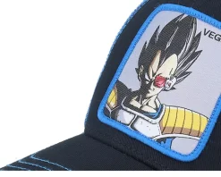 Kids Dragon Ball Z Vegeta Black/Blue Trucker - Capslab