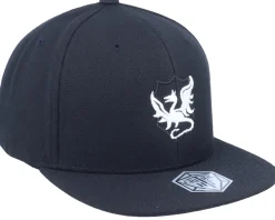 Kids Dragon Fantasy Emblem Black Snapback - Kiddo Cap