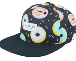 Kids Duh Donut Black Snapback - Headster