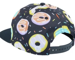 Kids Duh Donut Black Snapback - Headster