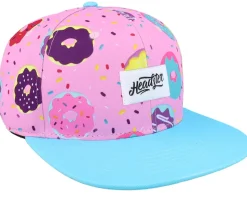 Kids Duh Donut Pink Snapback - Headster