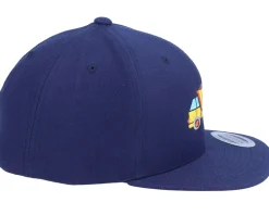 Kids Dump Truck Navy Snapback - Kiddo Cap